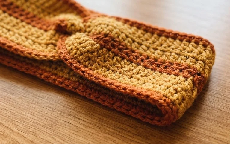 Country Cottage Headband Crochet Pattern