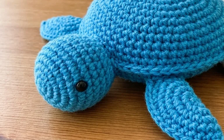 No Sew Crochet Turtle Amigurumi Plush